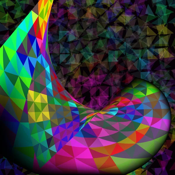 Mosaico colorido abstracto Vector Fondo — Vector de stock