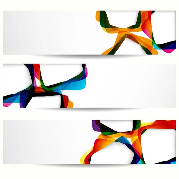 Абстрактний банер з формами порожніх кадрів для вашого веб-дизайну . — стоковий вектор