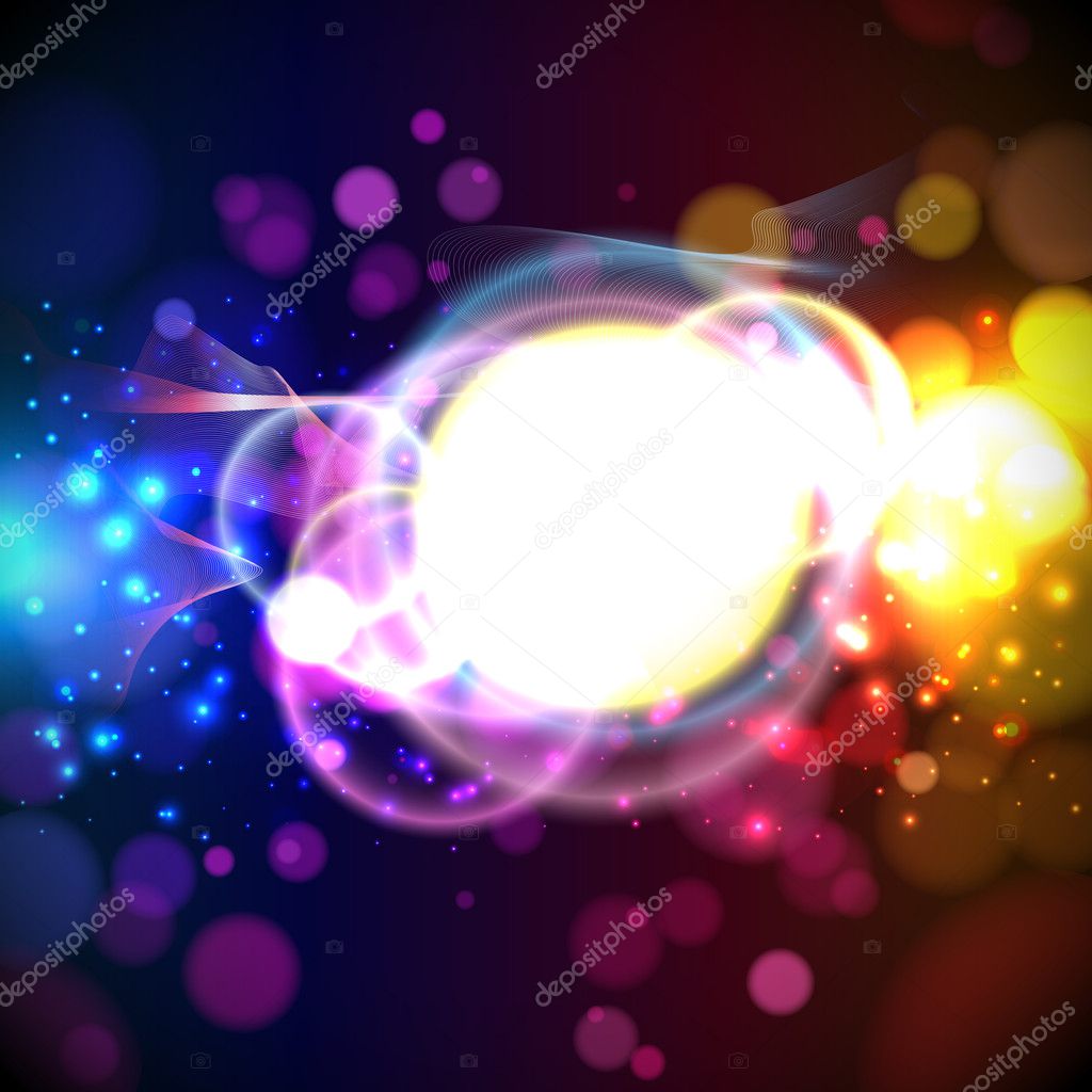 Abstract lights background. Vector.