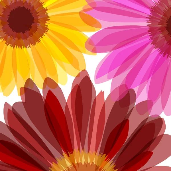 Lichte floral achtergrond — Stockvector