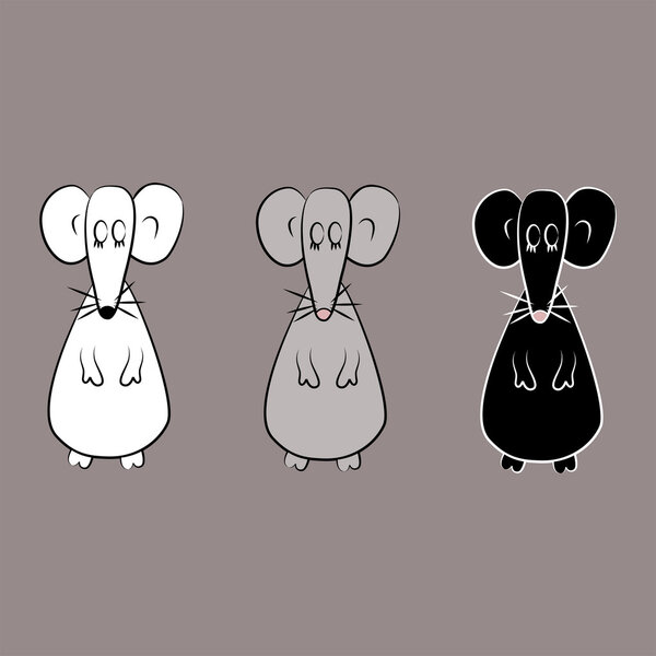 3 small mouses