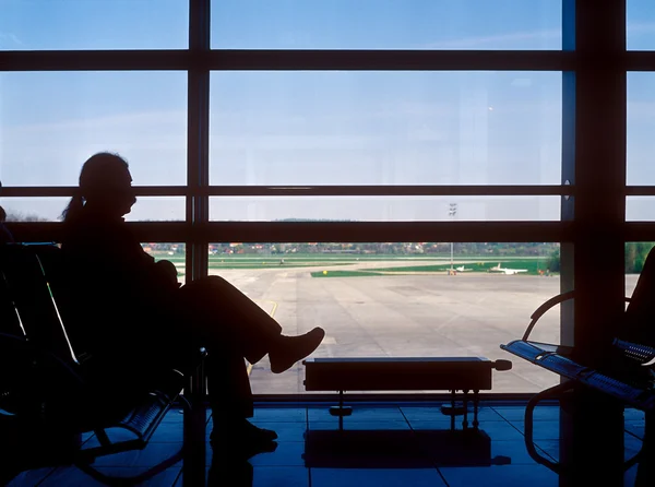 stock image Airport waiting.