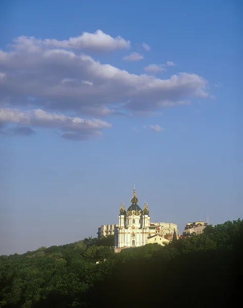Kostel svatého Ondřeje. Kyjev, Ukrajina. — Stock fotografie
