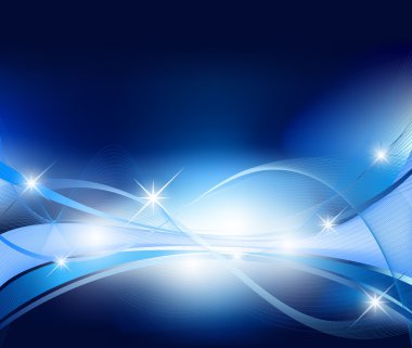 Abstract background in blue vector clipart