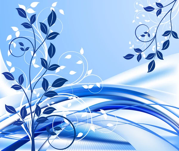 Soyut mavi tasarım — Stok Vektör