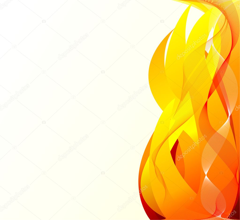 Fire background vector