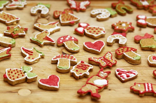 Christmas homemade gingerbread — Stock Photo, Image