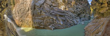 Panorama: Roffla canyon Switzerland clipart