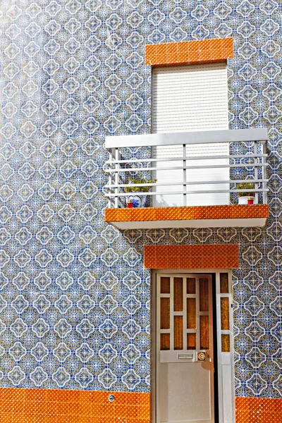 Azulejos poruguese çini sanatı — Stok fotoğraf