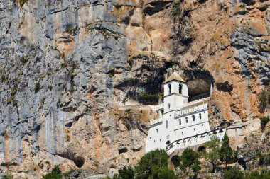 Monastery of Ostrog, Montenegro clipart