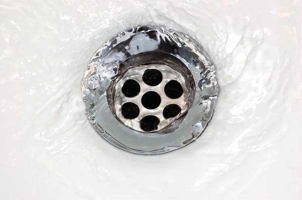 stock image Basin Drain Macro Closeup