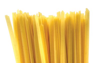 Isolated flat tagliatelle background macro closeup clipart