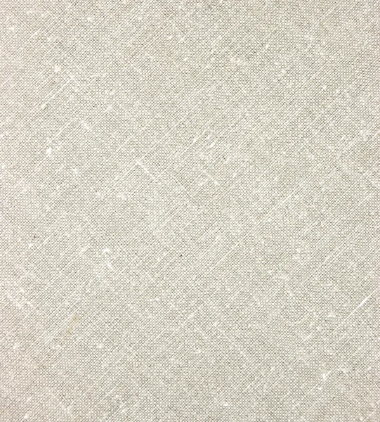 Lätt linne konsistens, naturliga diagonal säckväv närbild i grått — Stockfoto