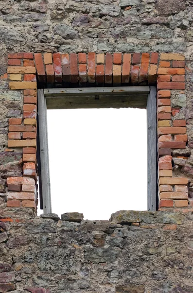 Zniszczony rustykalne wapienia głaz gruz ściany murarskie kamieniarka ru — Zdjęcie stockowe