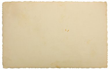 Vintage Edge Photo Background, Isolated Reverse Side clipart