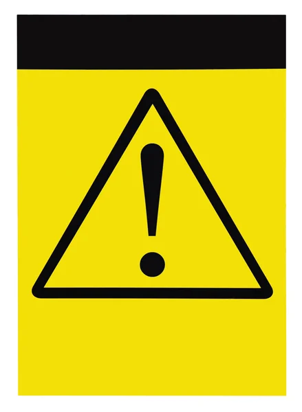 Empty blank yellow triangle general caution danger warning attention ...