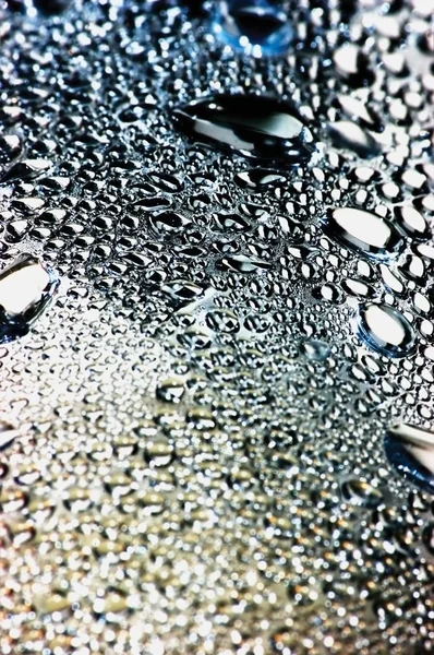 Naturliga suddig dew drop bubbla makro bakgrund — Stockfoto