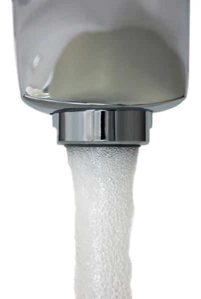 Water Tap Macro Closeup Isolated — Stock Photo, Image