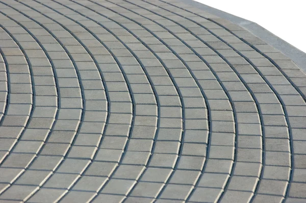 Cobblestone Pavement Texture, Isolated — Stock Photo, Image
