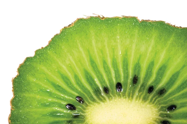 Kiwi segment gesneden textuur macro close-up — Stockfoto