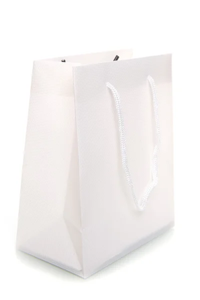 Білий сумка — стокове фото