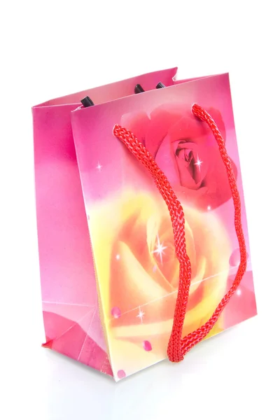 Una bolsa rosa — Foto de Stock