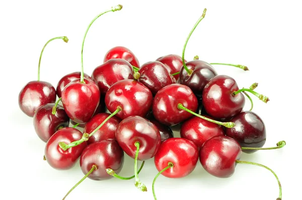 stock image Heap of cherries isolated