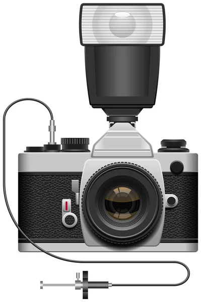 SLR-camera — Stockvector