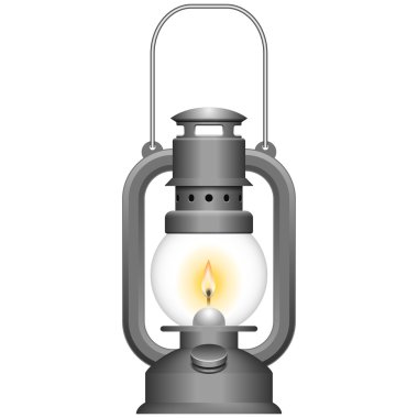 Old Kerosene Lamp clipart