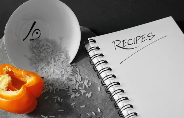 stock image Blank Recipe Book