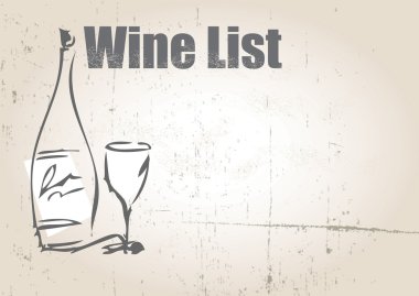 Wine List clipart