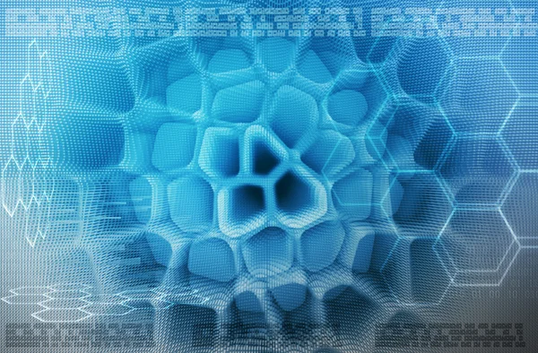 Blue technology background — Stock Photo, Image