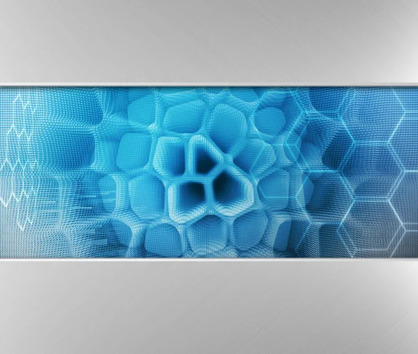 Blue technology background — Stock Photo, Image