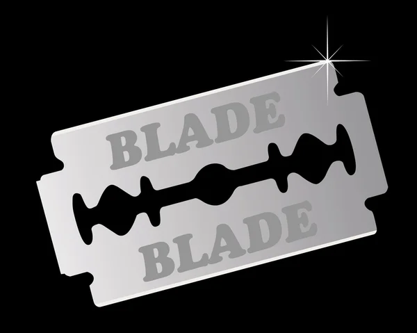 Razor blade — Stock Vector