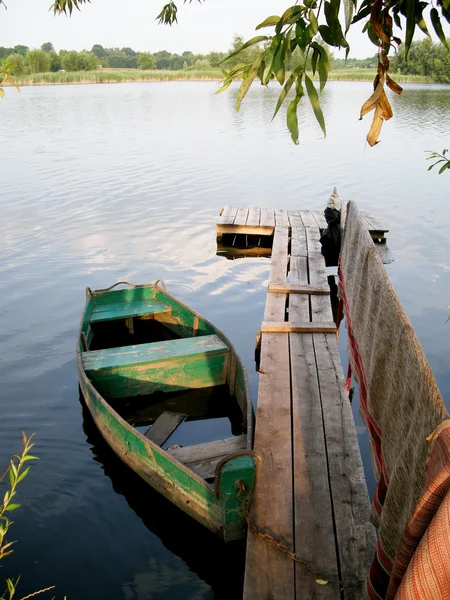 Barca din lemn — Fotografie, imagine de stoc