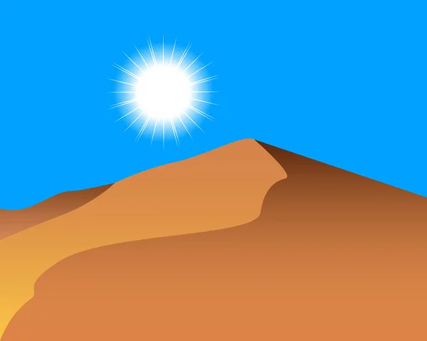 Písečné duny — Stockový vektor
