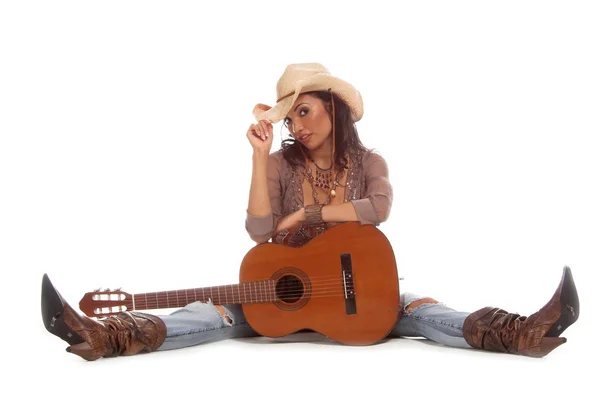 Cowgirl Guitare — Photo