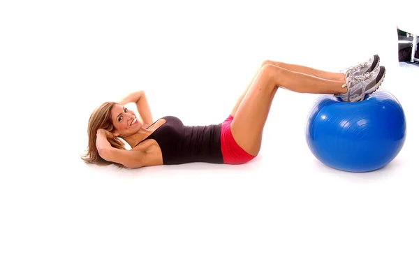 Sexy Medicine Ball Workout — Stock Photo, Image