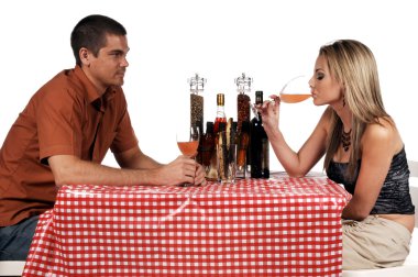 Bistro Couple clipart