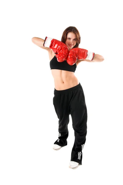 Female Boxer — Stock Photo, Image