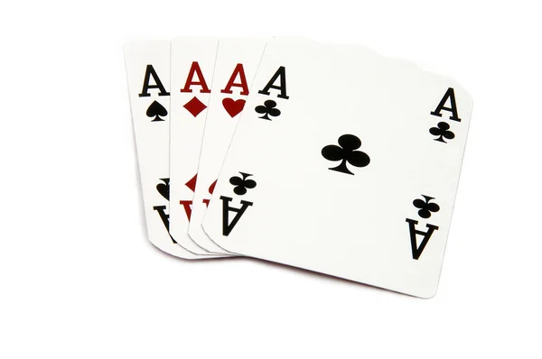 4 of a Kind - Aces — Stock Photo, Image