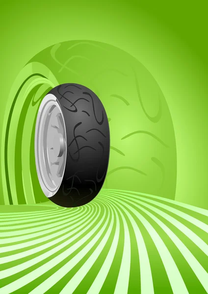 Motocyklové pneumatiky — Stockový vektor