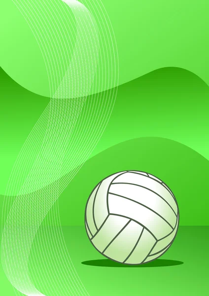 Vector volleyball background — Stock Vector