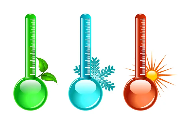 Termometre vektör — Stok Vektör