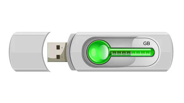 USB flash paměť — Stockový vektor
