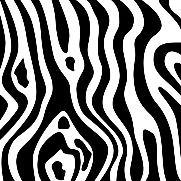 Textura zebra preto e branco — Vetor de Stock