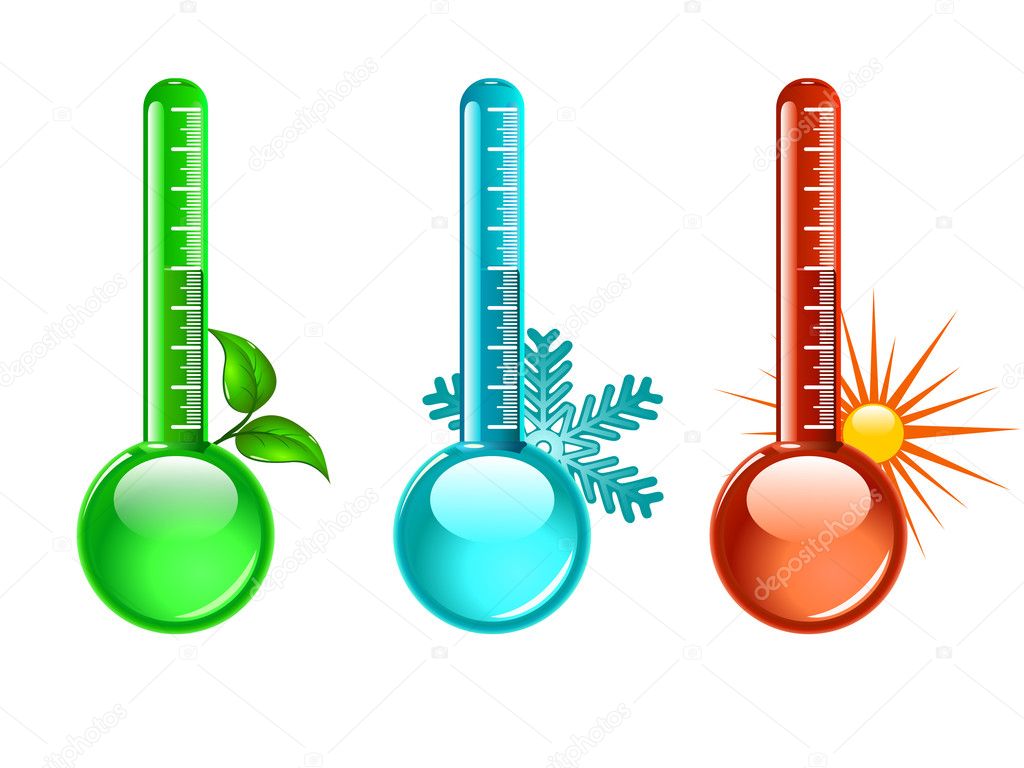 Thermometer vector