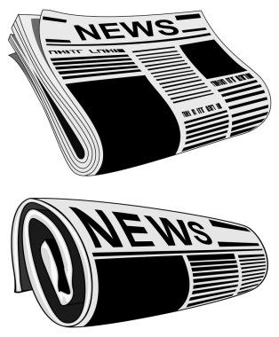 Newspaper vector clipart