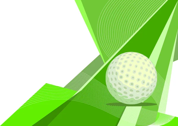 Golf, abstract ontwerp — Stockvector
