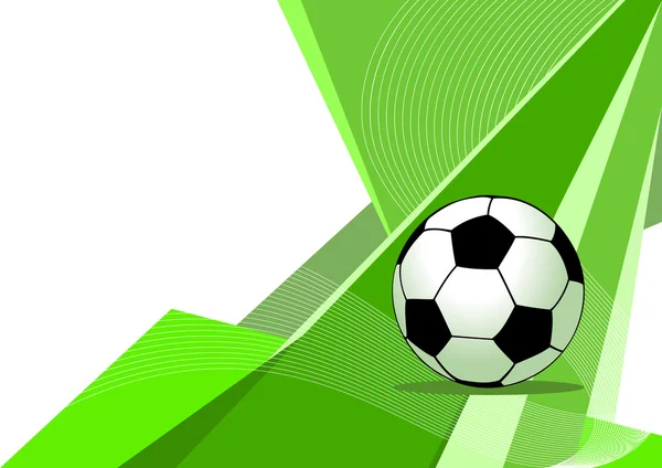 Fotbal, abstraktní design — Stockový vektor